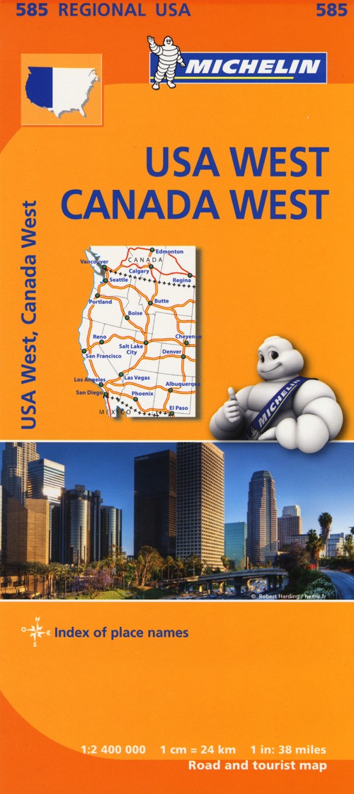 USA West, Canada West 1:2.400.000
