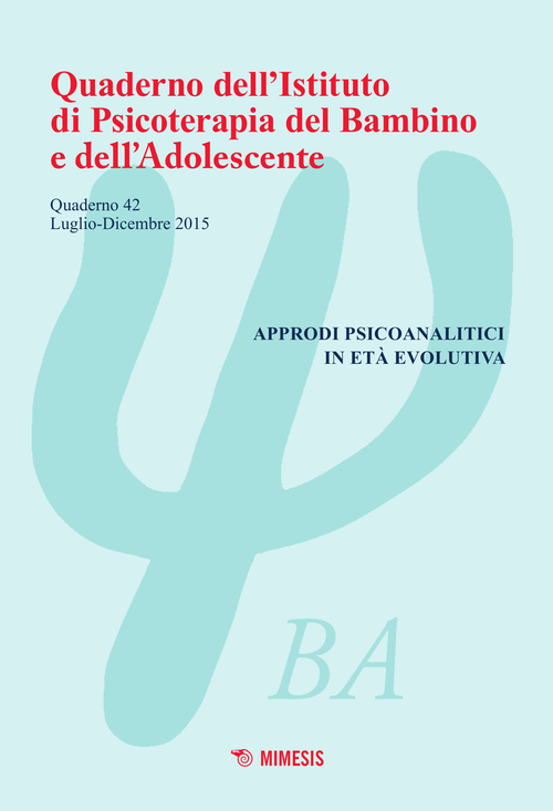 Quaderno dell'Istituto di psicoterapia del bambino e dell'adolescente