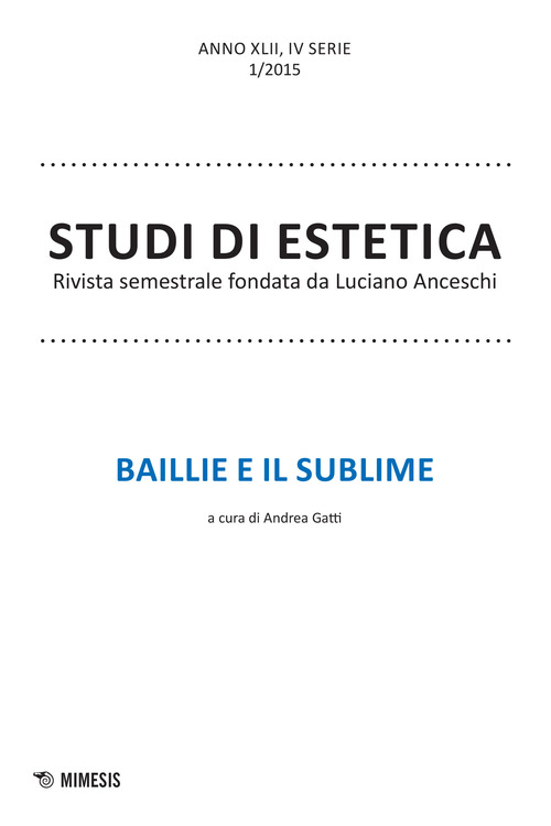 Studi di estetica