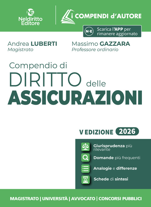 Compendio di diritto delle assicurazioni 2026