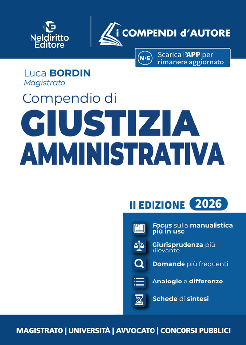 Compendio di giustizia amministrativa 2026