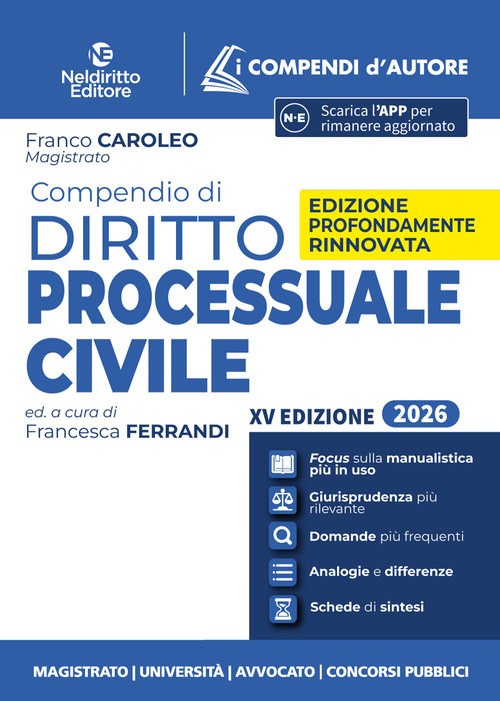 Compendio di procedura civile 2026