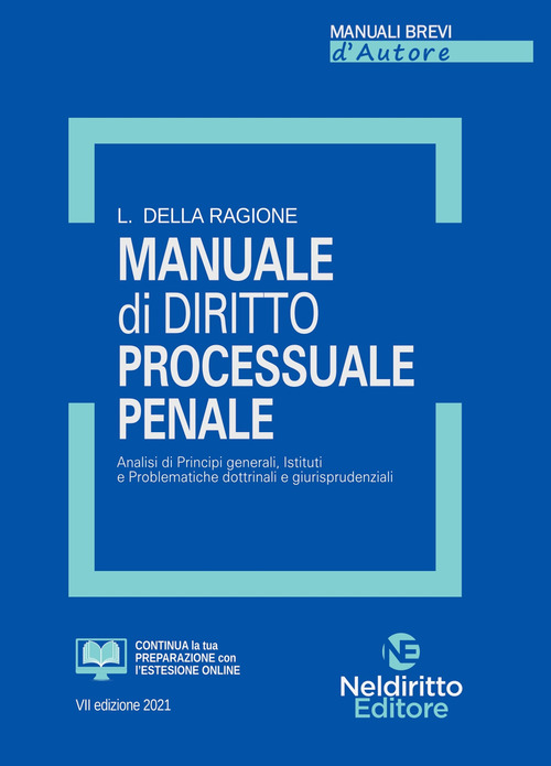 Manuale di diritto processuale penale