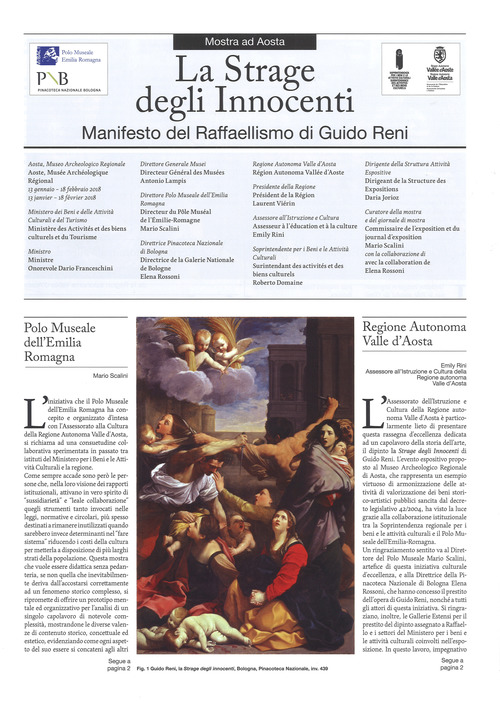 La Strage degli Innocenti. Manifesto del raffaellismo di Guido Reni. Ediz. italiana e francese