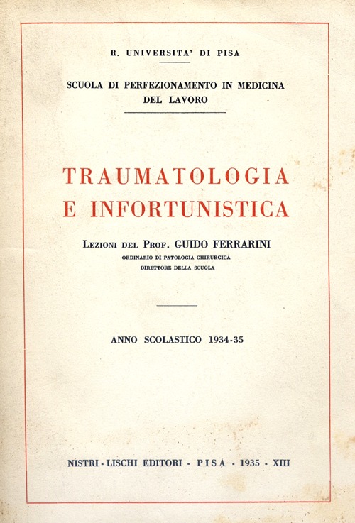 Traumatologia e infortunistica