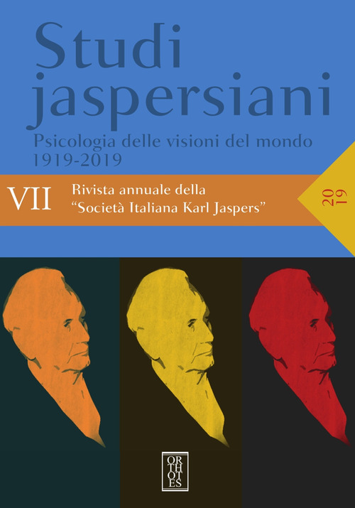 Studi jaspersiani. Rivista annuale della società italiana Karl Jaspers