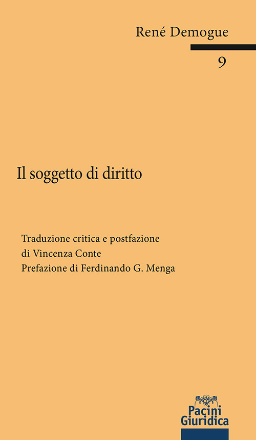 Il soggetto di diritto