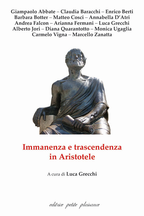Immanenza e trascendenza in Aristotele