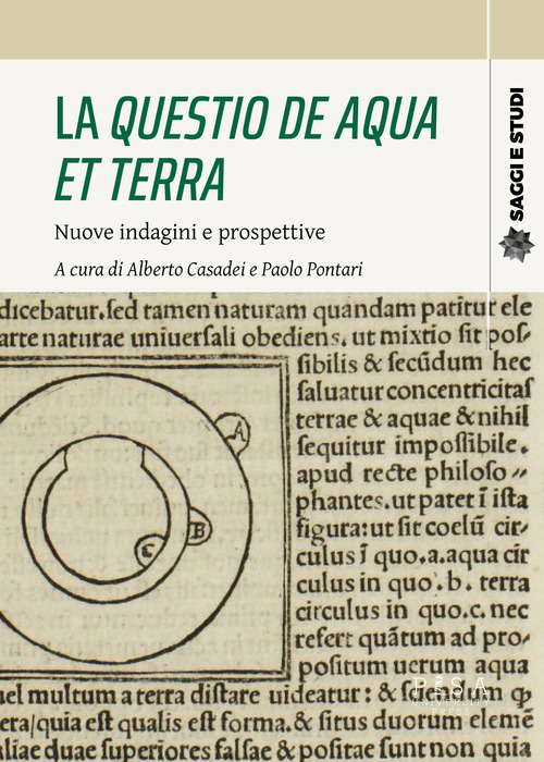 La «Questio de aqua et terra». Nuove indagini e prospettive