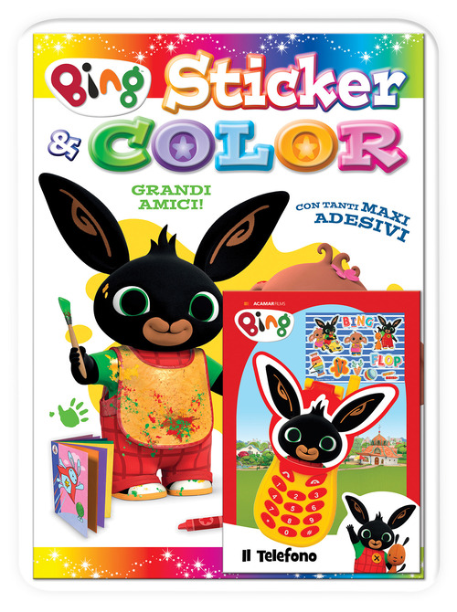 Grandi amici! Sticker & color. Bing