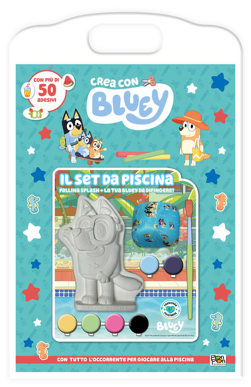 Il set da piscina. Crea con Bluey