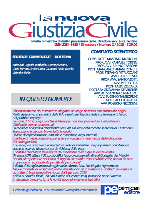 La nuova giustizia civile