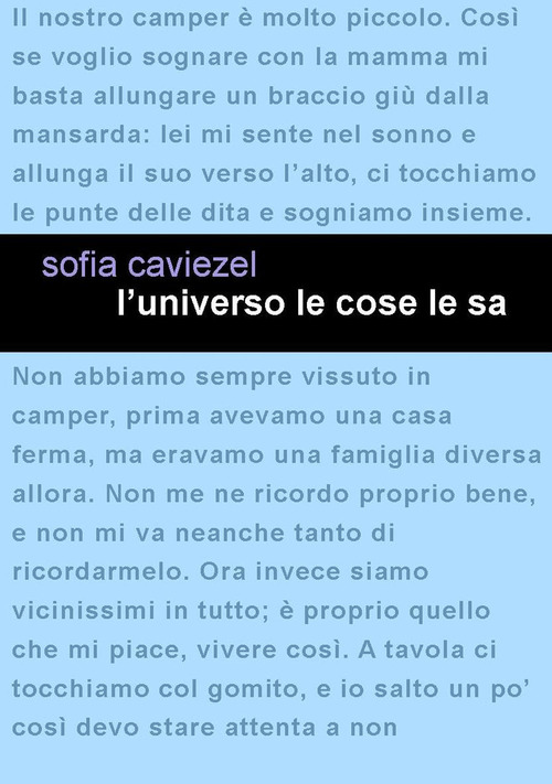 L'universo le cose le sa