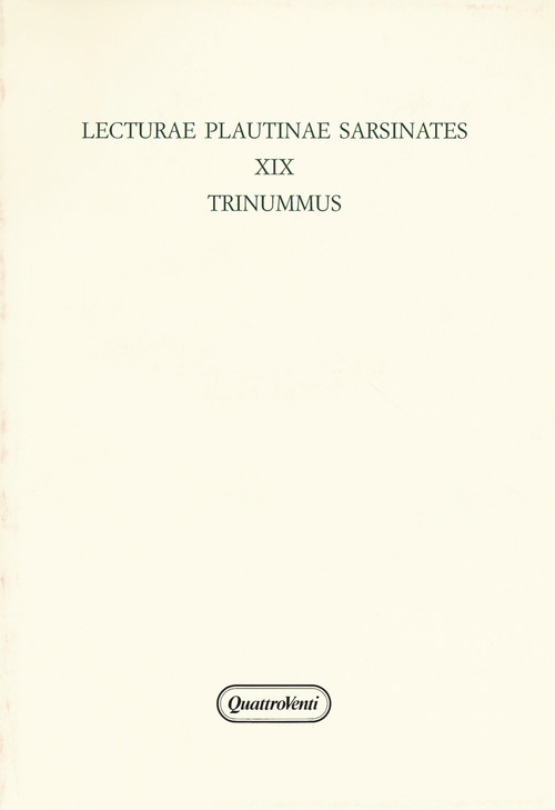 Lecturae Plautinae sarsinates