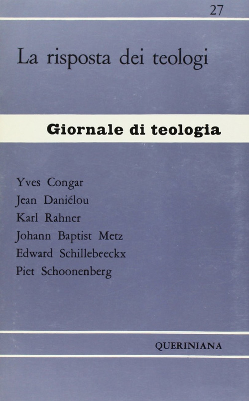 La risposta dei teologi