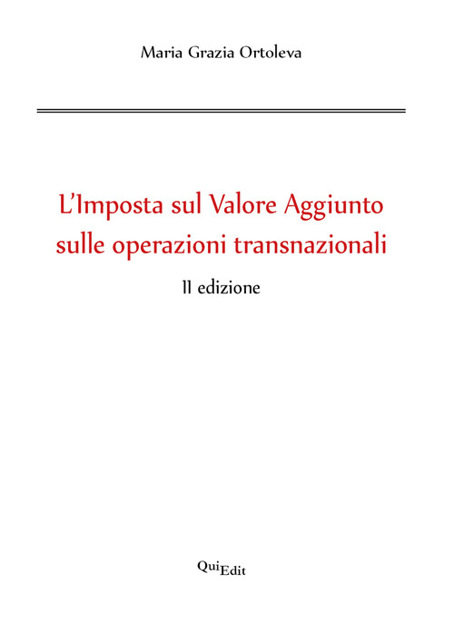 L'imposta sul valore aggiunto sulle operazioni transnazionali