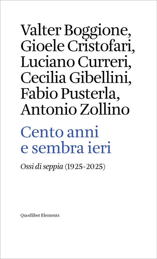 Cento anni e sembra ieri. «Ossi di seppia» (1925-2025)