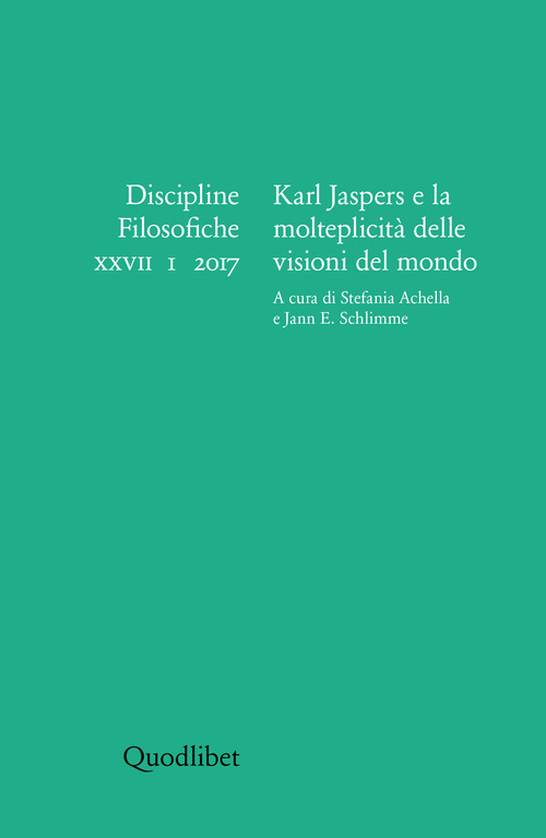 Discipline filosofiche