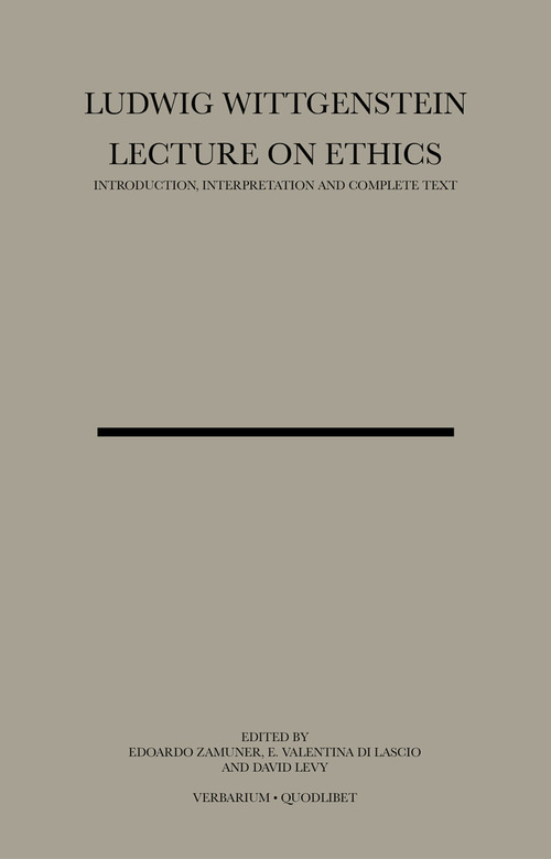 Lecture on ethics