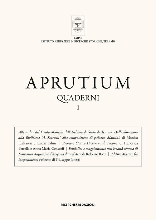 Aprutium. Quaderni