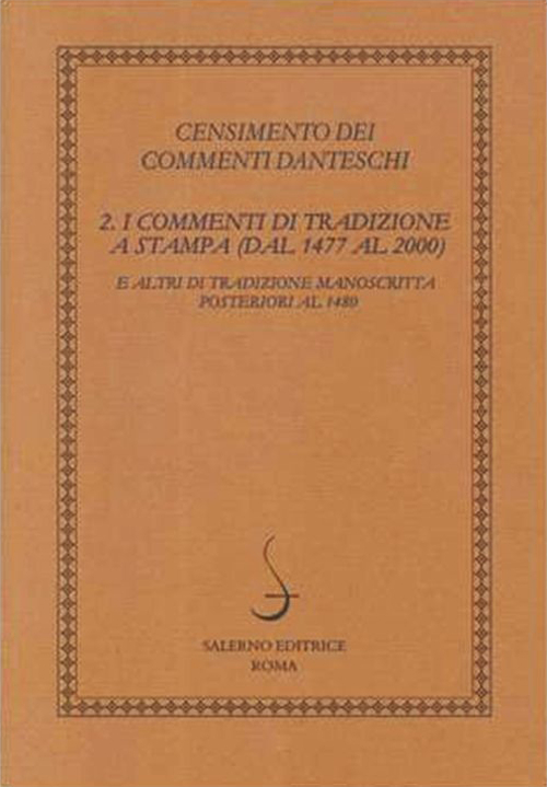 Censimento dei commenti danteschi