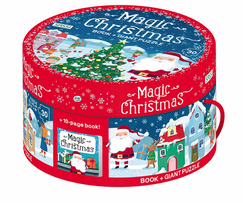 Magic Christmas. Round box
