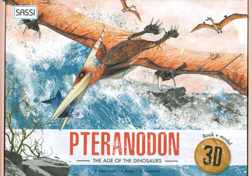 The age of dinosaurs. 3D pteranodon