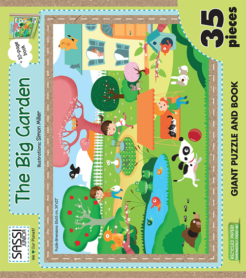 The big garden. Puzzle gigante