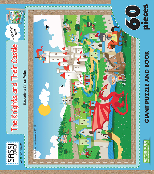 The knights and their castle. Libro puzzle