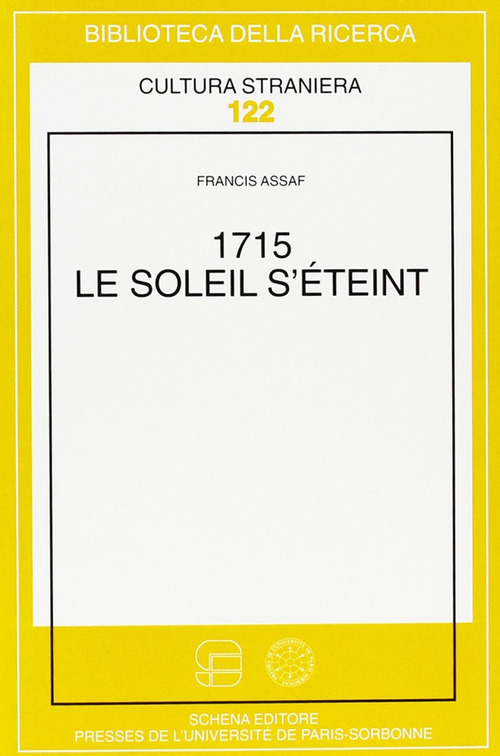 1715. Le soleil s'éteint
