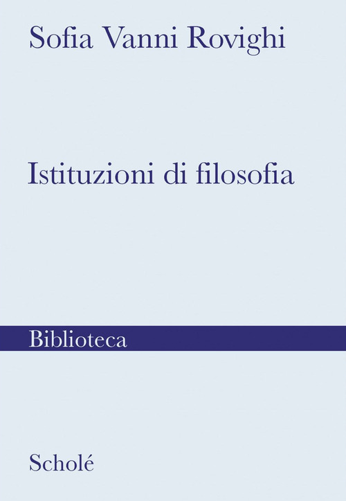Istituzioni di filosofia