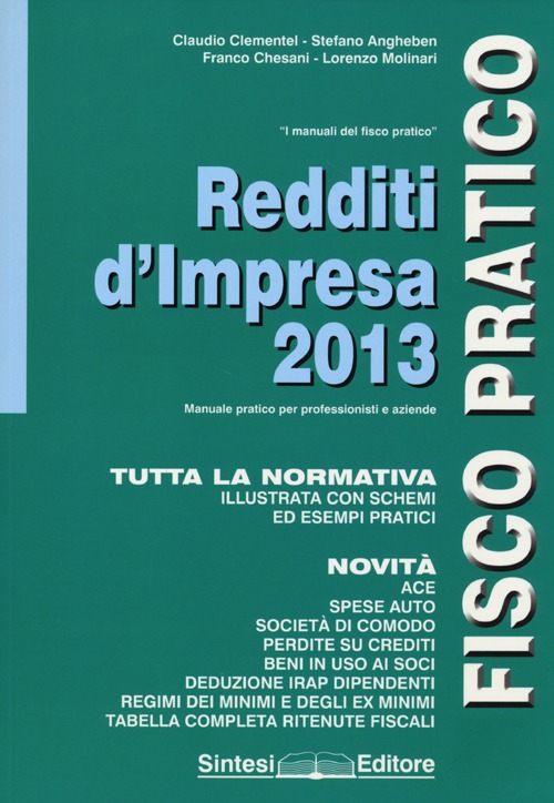 Redditi d'impresa 2013