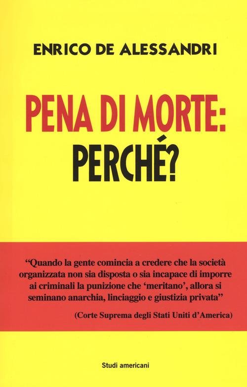 Pena di morte: perché?