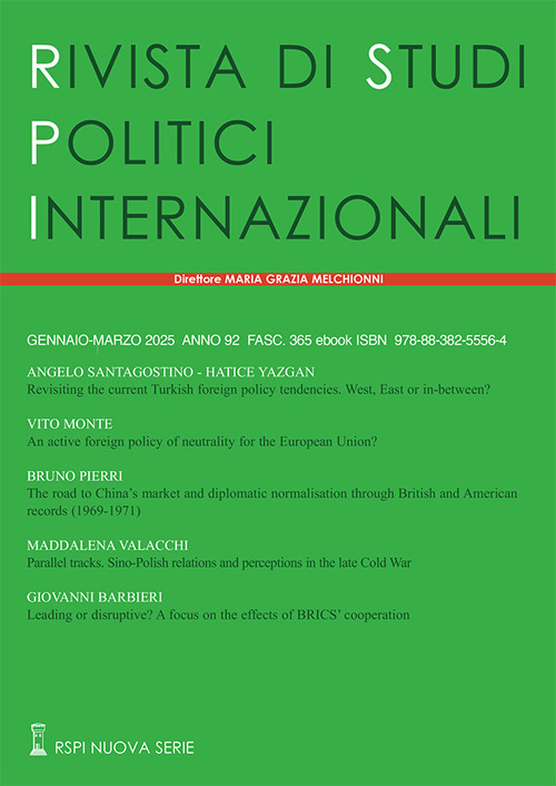 Rivista di studi politici internazionali