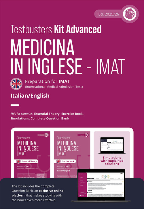 Testbusters. Test di medicina in inglese IMAT. Kit advanced