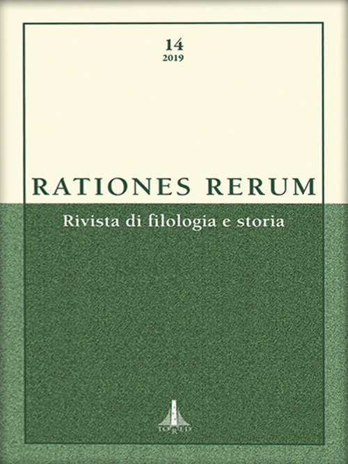 Rationes rerum. Rivista di filologia e storia