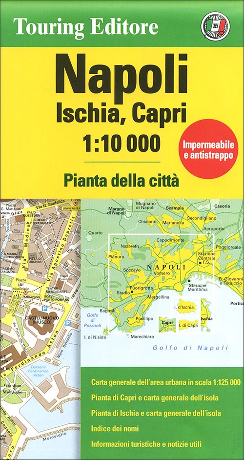 Napoli, Ischia, Capri 1:10.000
