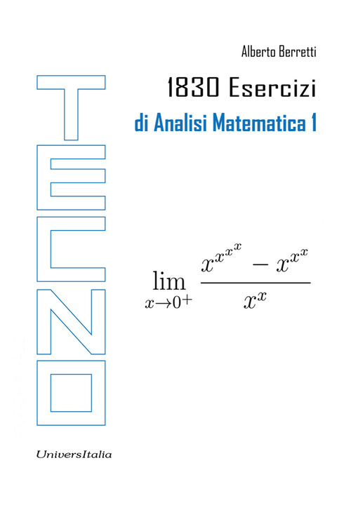 1830 esercizi di analisi matematica 1