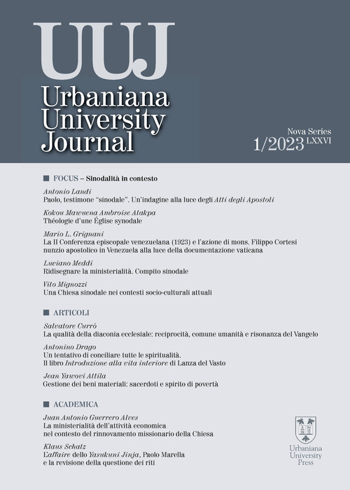 Urbaniana University Journal