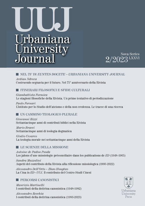 Urbaniana University Journal