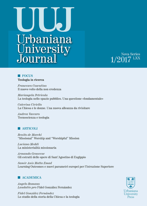 Urbaniana University Journal. Euntes Docete