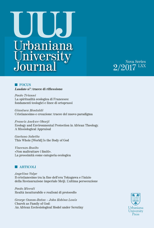 Urbaniana University Journal. Euntes Docete