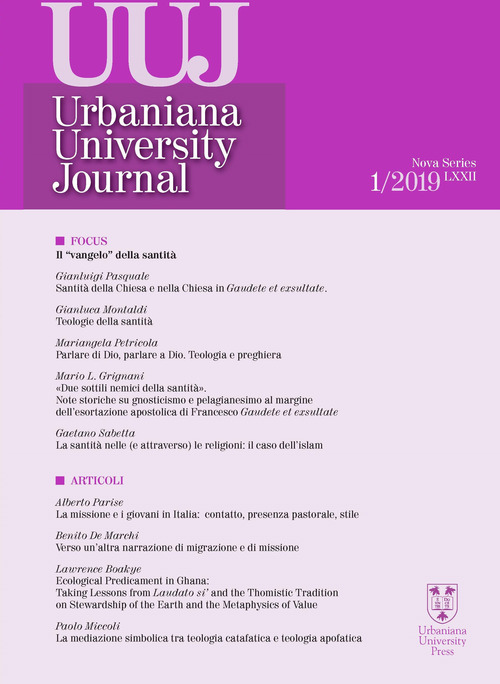 Urbaniana University Journal. Euntes Docete