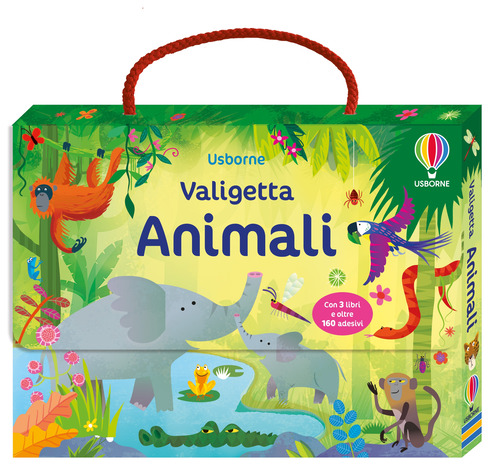 Animali. Valigetta. Con adesivi