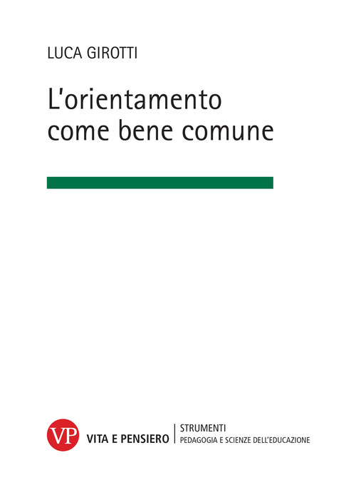 L'orientamento come bene comune
