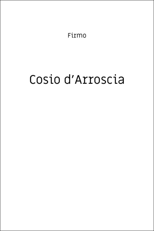 Cosio d'Arroscia