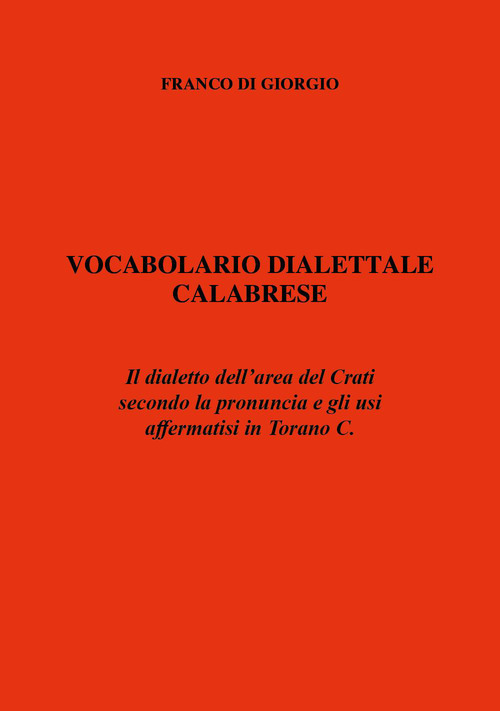 Vocabolario dialettale calabrese