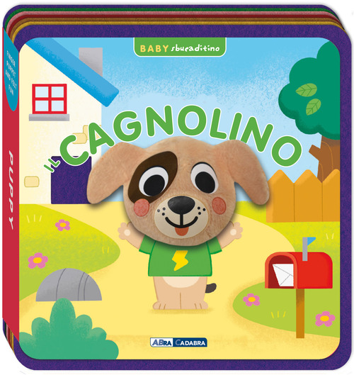 Il cagnolino. Baby sbucaditino in feltro