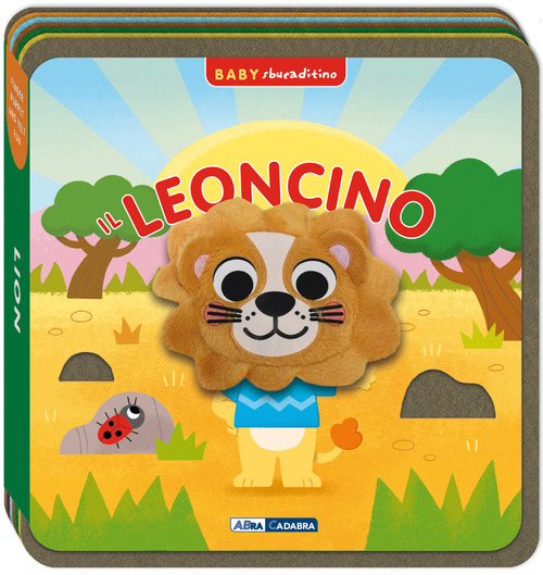 Il leoncino. Baby sbucaditino in feltro