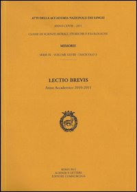 Lectio brevis (anno accademico 2010-2011)